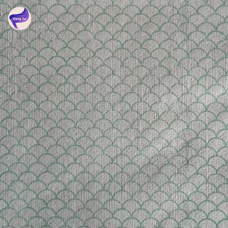 Fish Scale Pattern PP Wood Pulp Non-woven Fabric